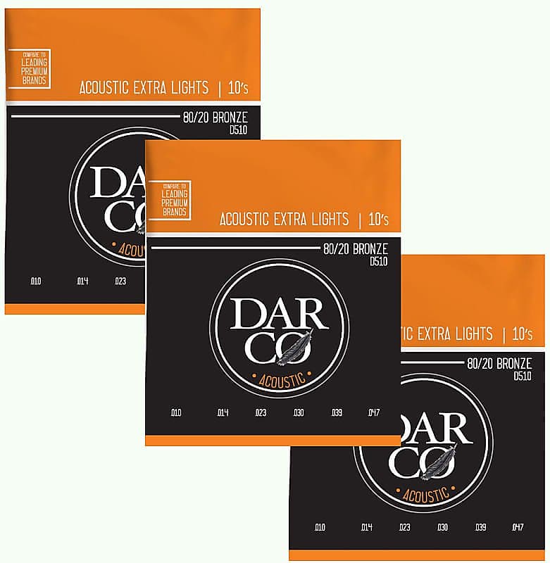 Darco acoustic D510 bronze extra light