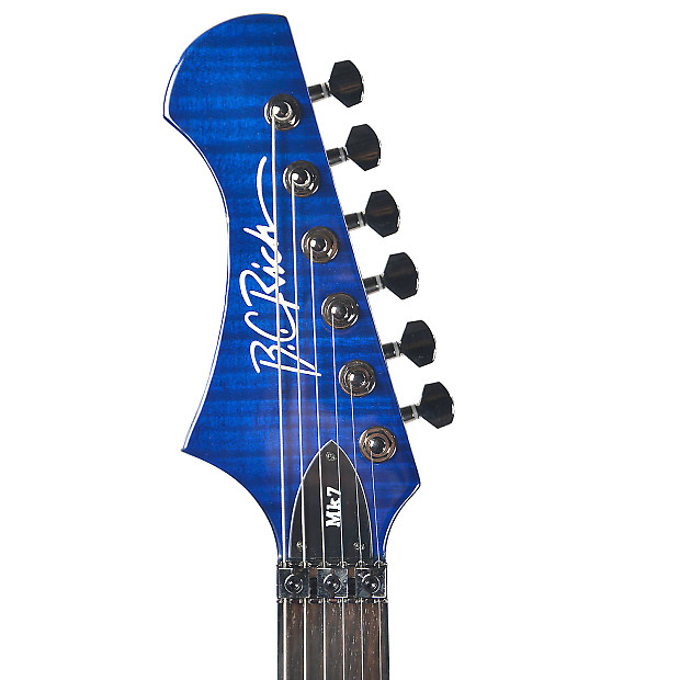 Bc Rich Warlock Electric Guitar Transparent Cobalt Blue Finish Mk7