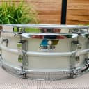Ludwig Acrolite 5x14" Aluminum Snare with Pointed Blue/Olive Badge 1970s