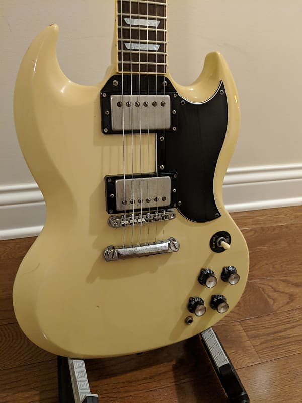 Icecream♪ Tokai SG-60 1985 Tokai Grandy SG-60 Aged Vintage White - LOCATED IN THE US