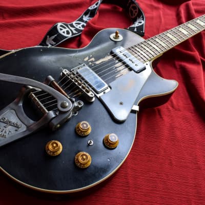 Gibson Les Paul Neil Young "Old Black" Style Replica Relic W/ Case Heavy Aged From Dax&Co. W/ COA! image 4