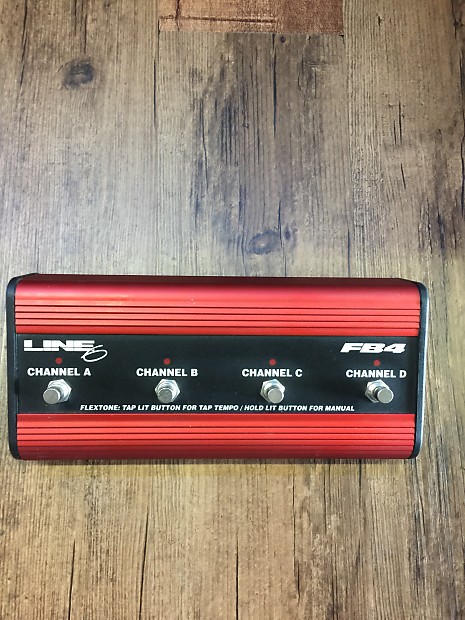 【たかし】LINE 6 フットスイッチ FBV4 LINE 6 FBV4 4-Channel Foot Switch Pedal Controller Working