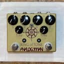 AnalogMan King of Tone V4 - 4 Jack, External Toggle Switch, High Gain Both Sides - Gold (Reverse)