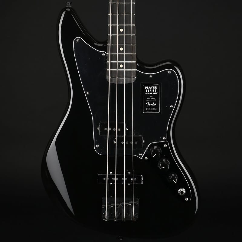 Fender Limited Edition Player Jaguar Bass in Black Reverb
