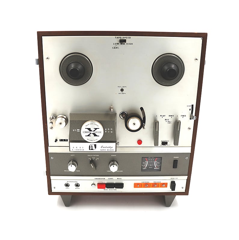 Akai X-1800SD Reel to Reel / 8-Track Tape Recorder 70s Super Deluxe