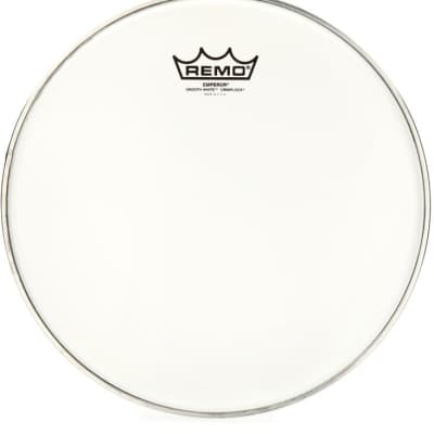 Remo Emperor Smooth White Crimplock Tenor Drumhead - 12-inch