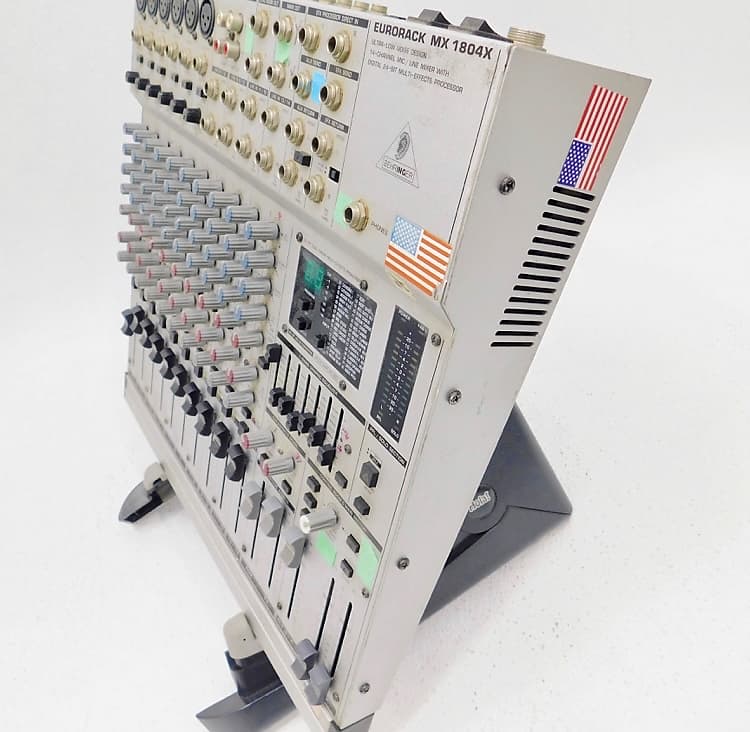 Behringer EURORACK MX1804 X ミキサー アダプター付き Behringer Eurorack MX1804X Audio Mixer With Power Supply
