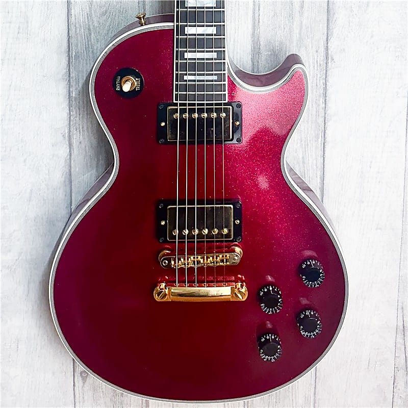Gibson Custom Shop M2M Les Paul Custom Pink Sparkle, Second-Hand image 1