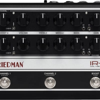 Friedman IR-D Dual-Channel Tube Preamp/DI Effects Pedal image 1