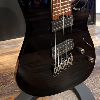 Ibanez RGMS7-BK Black Multi-Scale 7-String Guitar #139 image 3