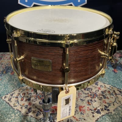 Canopus - 14x6.5" AM-1465, Alphonse Mouzon Signature, Wenge+Birch 11-Ply Snare Drum 2016 - Natural Pale LQ image 3