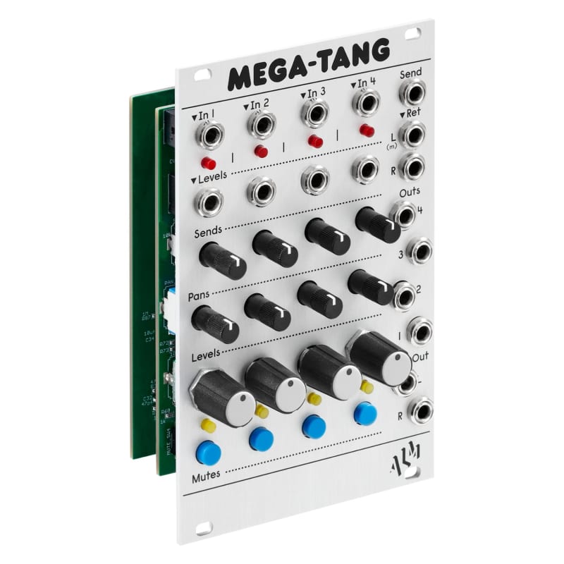 ALM Busy Circuits Mega-Tang Stereo Mixer + 4-Channel VCA [DEMO]