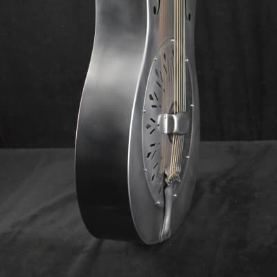 National Raw Steel 12-Fret Resonator with Chicken Foot Cover Plate image 3