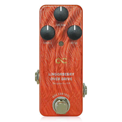 Reverb.com listing, price, conditions, and images for one-control-lingonberry-overdrive