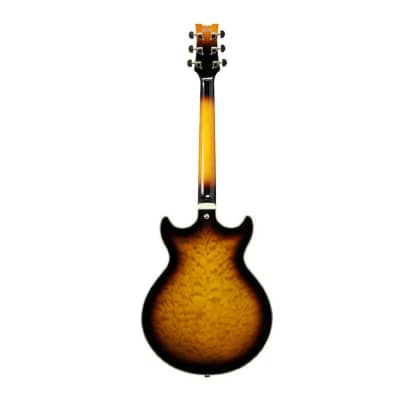 Ibanez AM Artcore Expressionist 6-String Hollow Body Electric Guitar (Antique Yellow Sunburst, Right-Handed) image 4