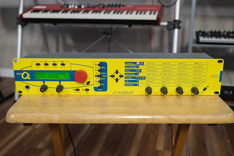 Waldorf Micro Q Rackmount Synthesizer 1999 - 2011 - Yellow image 1
