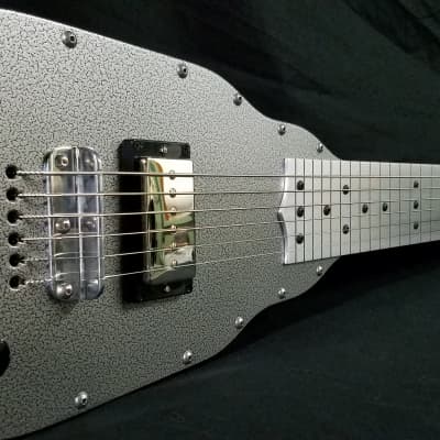 Fouke Industrial Guitars DECO 6 Baritone Aluminum lap steel guitar for sale