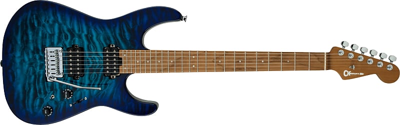 Charvel Pro-Mod DK24 HH 2PT CM QM, Caramelized Maple Fingerboard