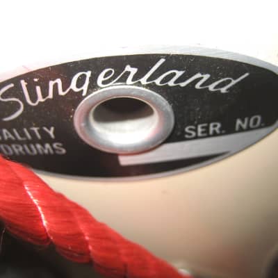 Slingerland Marching Snare Drum 80's~Cream~Very Nice~Off White~Vintage~ image 3