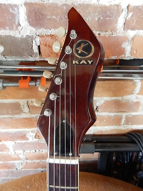 Vintage 1968 Kay K-585 rare model double cut Kessel style w