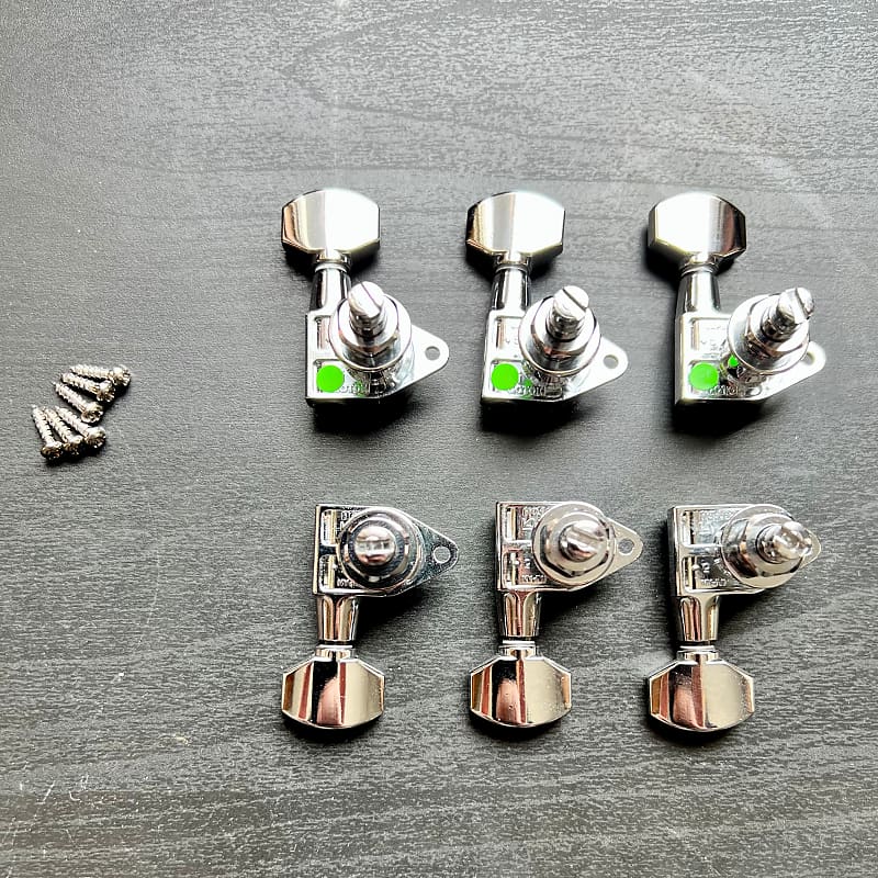 Gotoh SG381-07 Tuners Machine Heads 3 Per Side - Chrome | Reverb