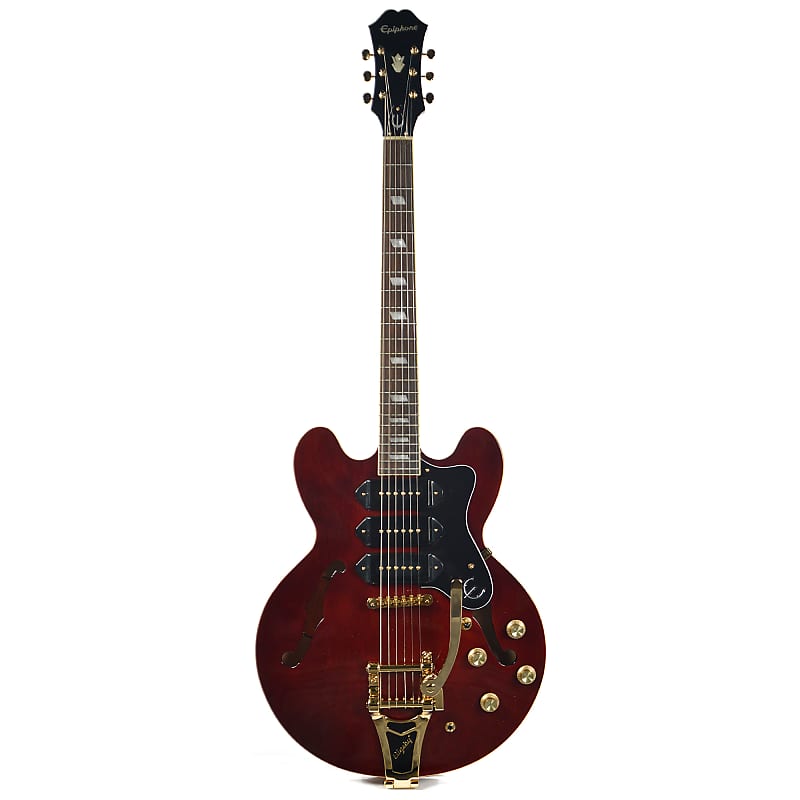 Epiphone Riviera Custom P93 Wine Red Limited Edition w/Hardshell Case