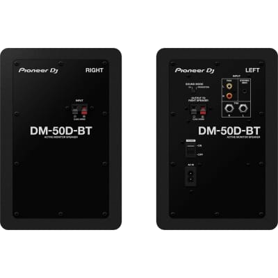 Pioneer DJ DM-50D-BT Bluetooth Desktop Monitors, Black, Pair image 3