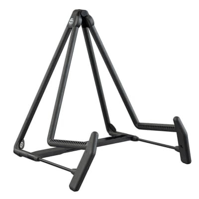Acoustic Guitar Stand K&M Heli 2 Collapsible Folding Rigid steel Free 2 Day Shipping image 2
