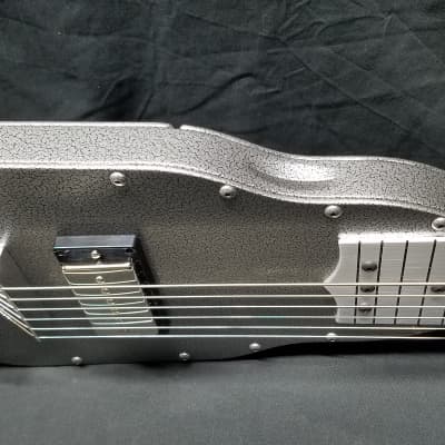 Fouke Industrial Guitars DECO 6 Baritone Aluminum lap steel guitar image 6