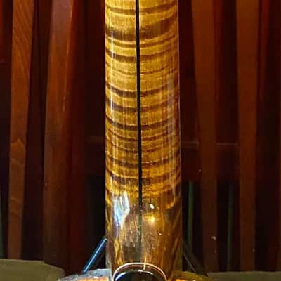 Nechville Custom Helimount 5-String Custom Banjo With Pop-Off Resonator (Ziricote and Maple) image 9