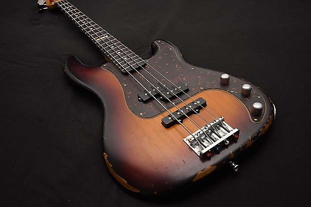 ［empty・手渡しのみ］スチュアートスミス(factora) FX-4 ESP Vintage Four P/J Bass, NOT LTD! Custom Shop - Fender