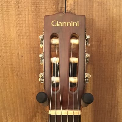 Giannini GN-65 Vintage Classical Acoustic Guitar Natural c. 1970s image 3