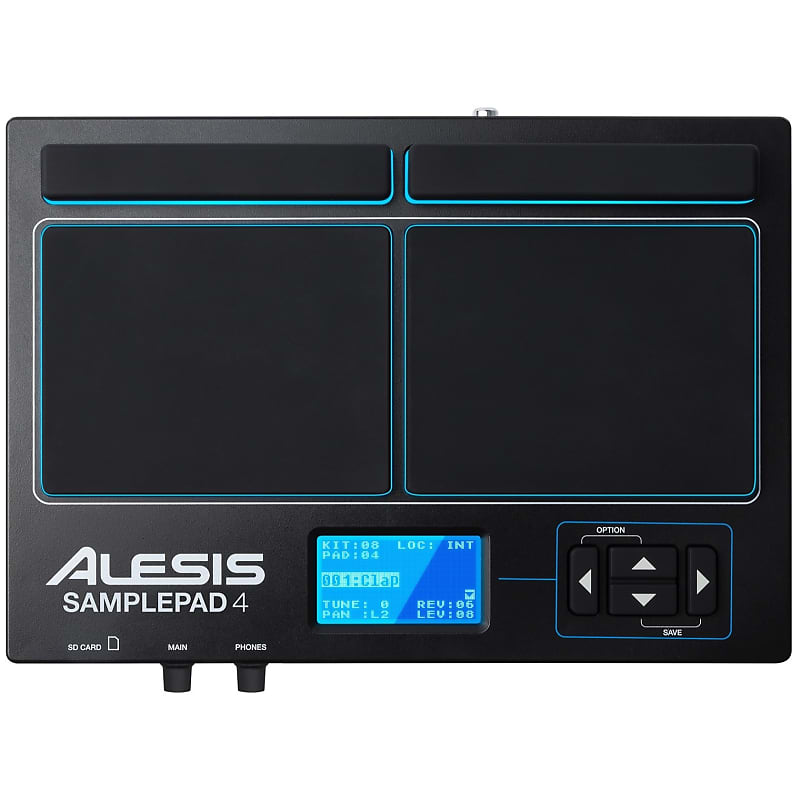 Alesis SamplePad 4 サンプラー Alesis SamplePad 4 Compact Percussion Pad – Micro Music Store