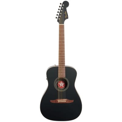 Fender Joe Strummer Campfire Acoustic-Electric Guitar (with Gig Bag), Matte Black image 2