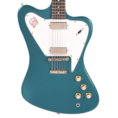 Gibson Custom Shop 1965 Non-Reverse Firebird V 12-String Reissue​ Aqua Mist VOS (Serial #CS401466) for sale
