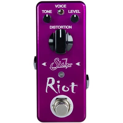 Suhr Riot Distortion Limited Edition Black with Black Knobs | Reverb