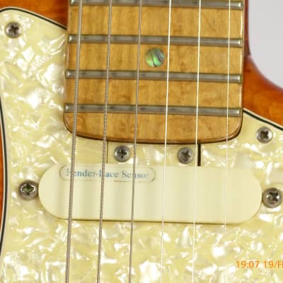 Jerzy Drozd Stratocaster 1996 Trans Amber-Orange image 4