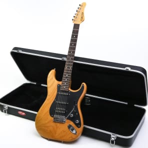 1996 Schecter USA Custom Shop HSS Super Strat Natural & Hard