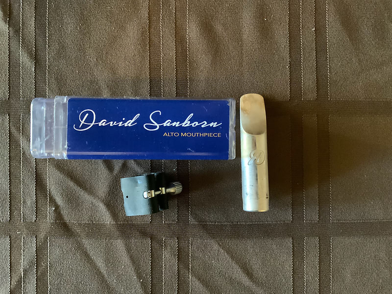 Drake Drake David Sanborn Silver Alto Sax Mouthpiece 8 Reverb