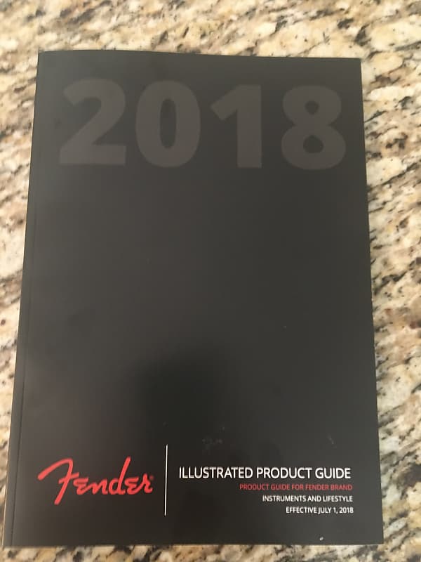 fender Illustrated product guide catalog 2018 Reverb