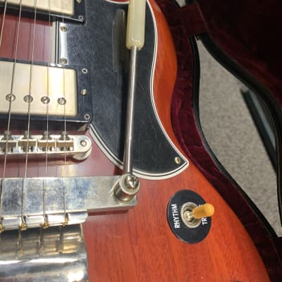 Gibson LP SG STD Maestro VOS Washed Cherry image 6