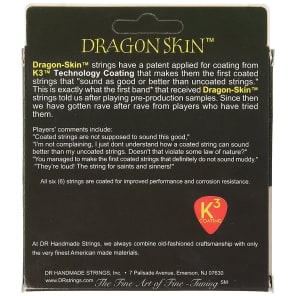 DR Strings Dragon Skin Clear Coated Acoustic Guitar Strings: Custom Light 11-50 (2-Pack) image 2