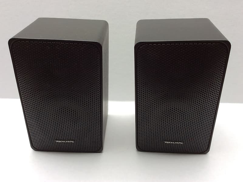 Realistic Minimus-7 Speakers - Made In Japan Model 1980s 