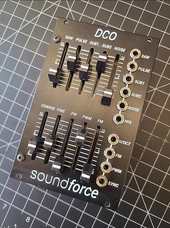 Soundforce DCO, based on Juno architecture, VCO (upgraded sliders) image 1