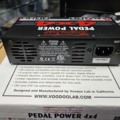 Voodoo Lab Pedal Power 4X4 - Black image 3