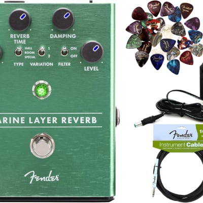 Fender Marine Layer Reverb Pedal w/ Power Supply | Reverb