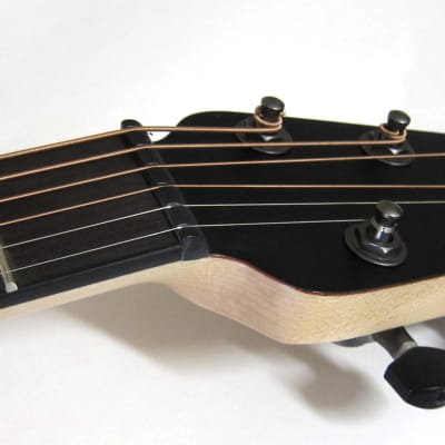 Ovation Elite Acoustic/Electric Guitar - Black Solid Spruce image 8