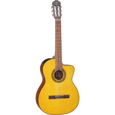 Takamine GC1CE Nylon String Acoustic Electric Guitar - Natural image 2