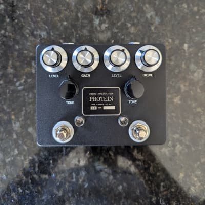 Reverb.com listing, price, conditions, and images for browne-amplification-protein-dual-overdrive-black