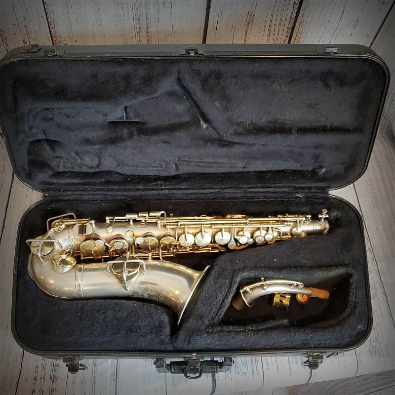 King Cleveland Silver Alto Saxophone | Reverb